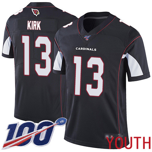 Arizona Cardinals Limited Black Youth Christian Kirk Alternate Jersey NFL Football 13 100th Season Vapor Untouchable